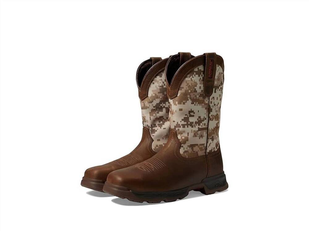 NEW DURANGO BOOTS men's ranger xp steel toe western work boots in dusty brown,di